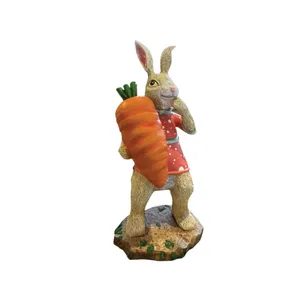 Figurina iepure 1,8 m cu morcov