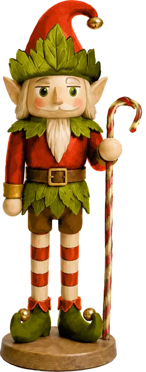 Figurina Elf with stick 4 m