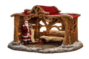 Scenery Santa`s Meeting Room