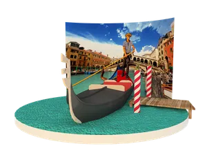 Scenery Lovers in Venice