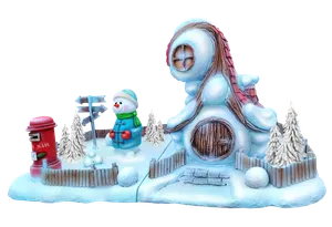 Scenery Snowball House