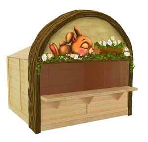 Chiosc din lemn 2x3m decorat de Paste v3