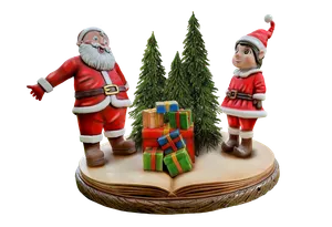 Scenery Santa`s Elf`s