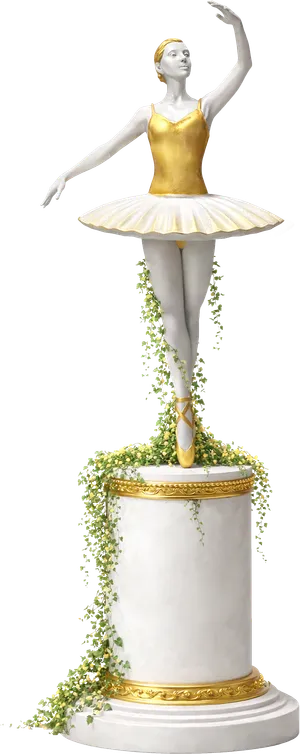 Figurina Balerina pe suport