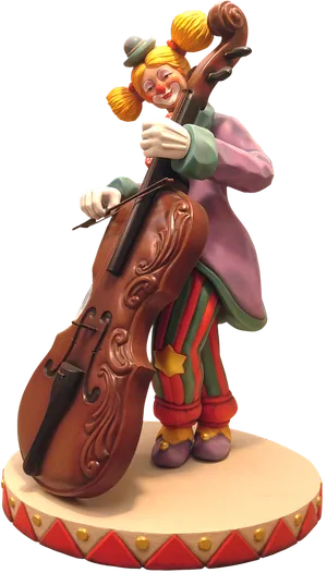Figurina Clovn cu instrument muzical 3m