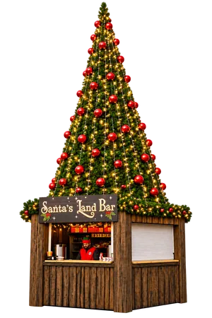 Santa's Bar with Tree