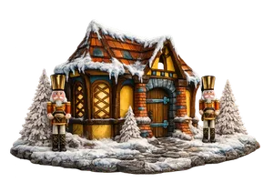 Scenery Guardians of the Winter Cottage 3 x 2.4 x 2.5 m