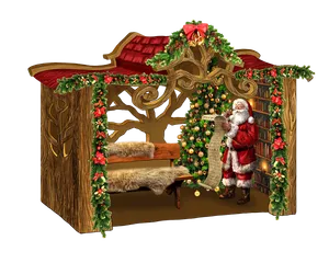 Scenery Santa`s Meeting Room