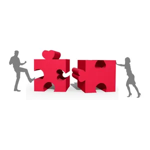 Decor Puzzle Love 2,5 x 1 x 1,2 m
