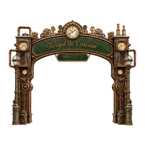 Poarta Craciun steampunk