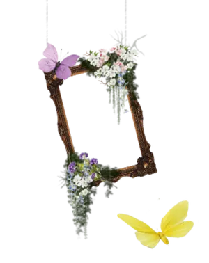 Decor Ferestre cu flori pentru suspendat 1,5 x 0,8m