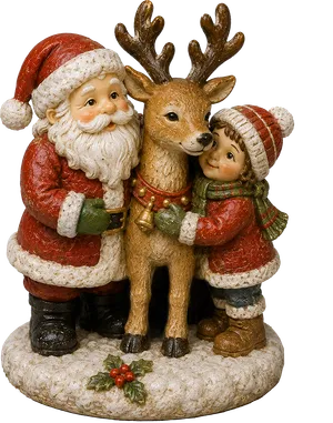Scenery Santa, Rudolph and Me 2m
