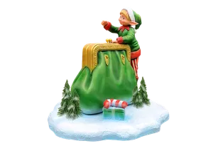 Scenery Elf with bag