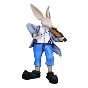 Figurina 1,8m iepure cu vioara