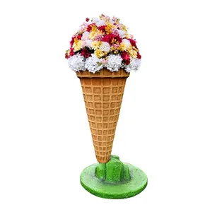 Cornet de inghetata cu flori 1,8 m