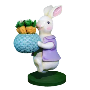 Figurina Iepuri mov ( set 2 bc ) 1,85m