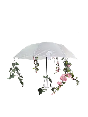 Umbrela decorata flori