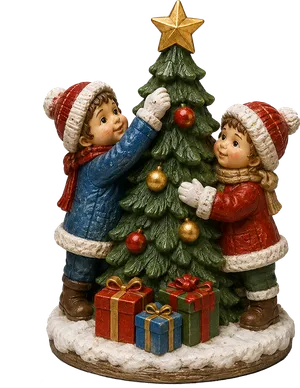 Scenery Little Helpers Trim the Tree 2m