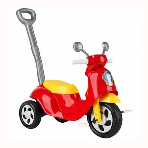 Ride on - Red Vespa with Parent Handle
