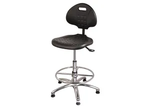 Banco para Timbalista con Altura Ajustable, Respaldo y Reposapiés. Adams 4STM4A