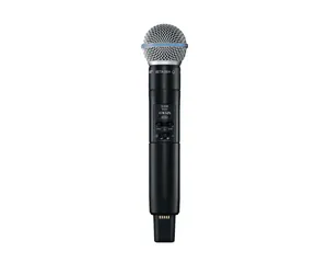 Micrófono Transmisor Inalámbrico para voz Shure SM58=-G58 SLXD2/Beta 58