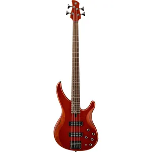 Bajo Eléctrico de 4 Cuerdas Activo/ Pasivo Yamaha TRBX604FM, Dark Red Burst (SN:IJP043668)