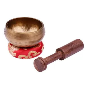 Cuenco Tibetano con baqueta y almohada