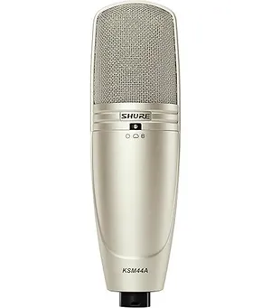 Micrófono de Condensador de Diafragma Grande Color Silver, Shure KSM32