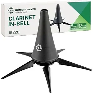 K&M Soporte para Clarinete Portable en Campana Sib/La - K&M 15228