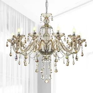 Candelabros de Cristal  de 10 Bombillas K9 de 25.6