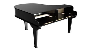 Carcasa para piano Presto Piano S60 Negro Incluye Piano de Tecla Pesada, Pedal de Sustain y Conexiones