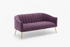 Velvet Purple Loveseat