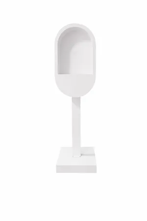 White Telephone Booth 