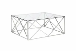 Silver Accent Table