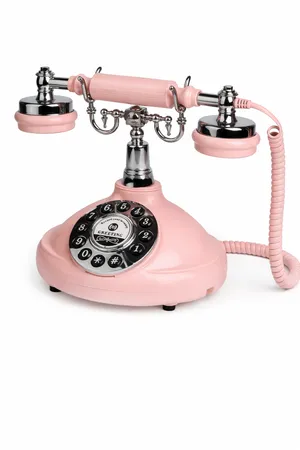 Pink Audio Guestbook Phone