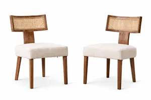Rattan Back Dining Chair