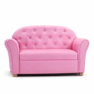 Little Luxe Kid’s Pink Sofa