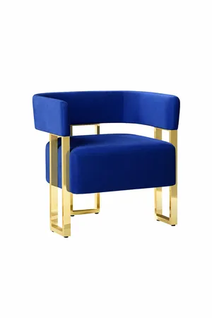 Royal Blue Accent Chair