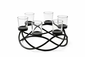 Decorative Metal Candle Holder Centerpiece