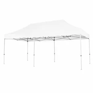 White Pop-Up Canopy Bundle - 10x20 