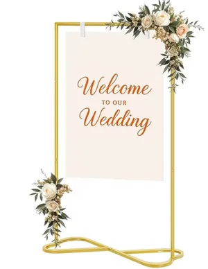 Heart Frame Metal Sign Stand