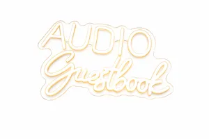  Audio Guestbook Neon Sign