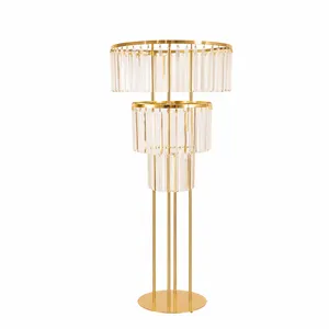 Crystal and Gold Centerpiece 