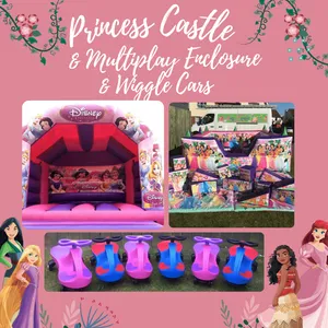 Princess Castle & Multiplay Enclosure & Wiggle Cars
