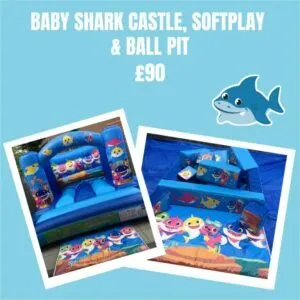 Baby Shark Castle, Softplay & Ball Pit