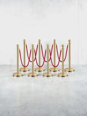 Stanchions (8) & Ropes (6)