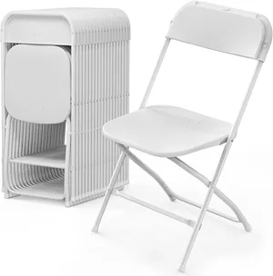 (1) White Chair