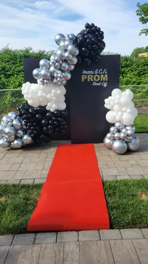 4ft W x 7ft T Wood Backdrop 