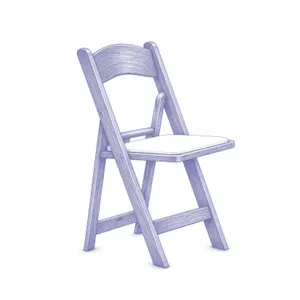 walnut folding chair