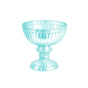 silver footed bowl
